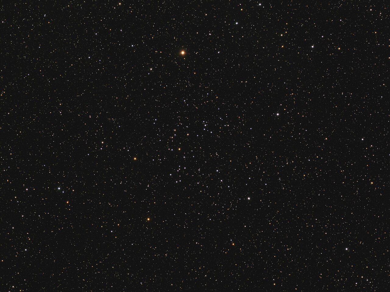 NGC 7209 na amatérském snímku