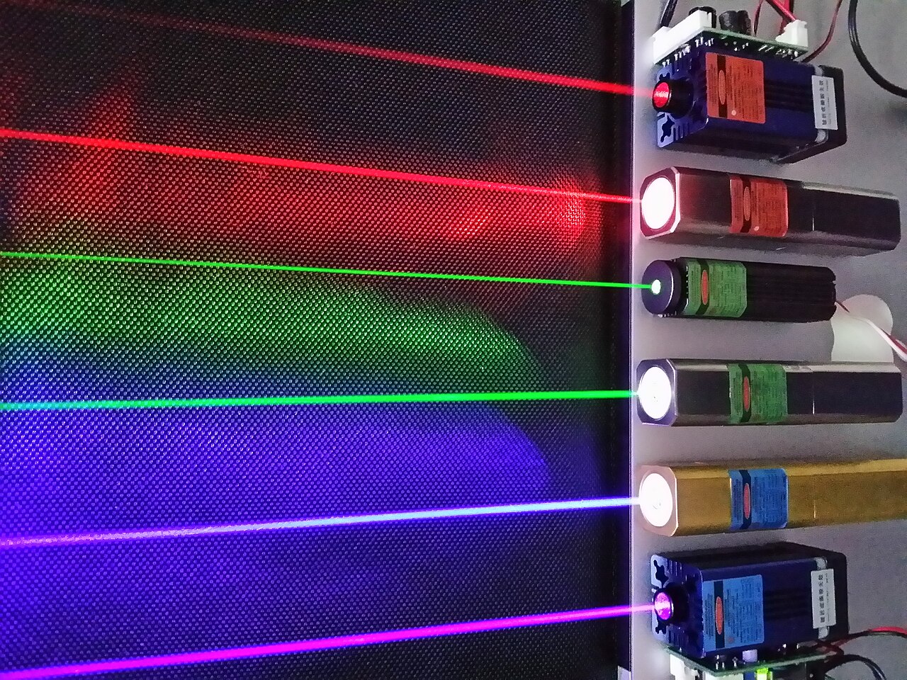 Fotony v podobě laserového paprsku