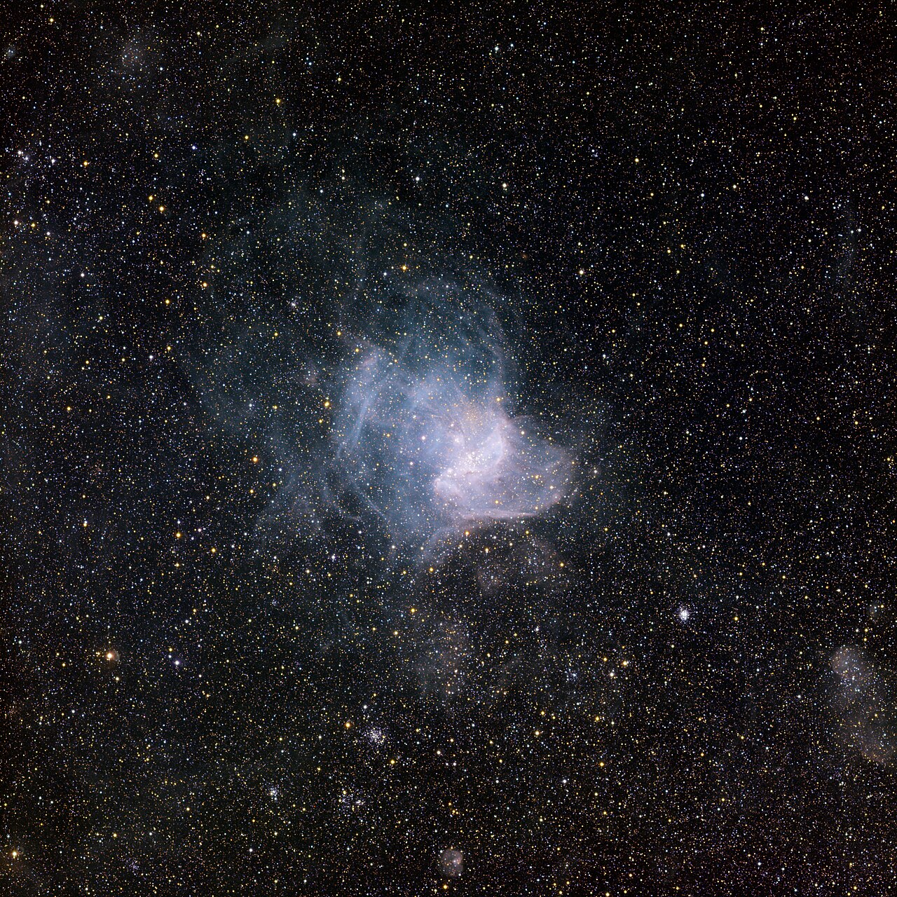 Snímek z 2,2m dalekohledu Evropské jižní observatoře v Chile