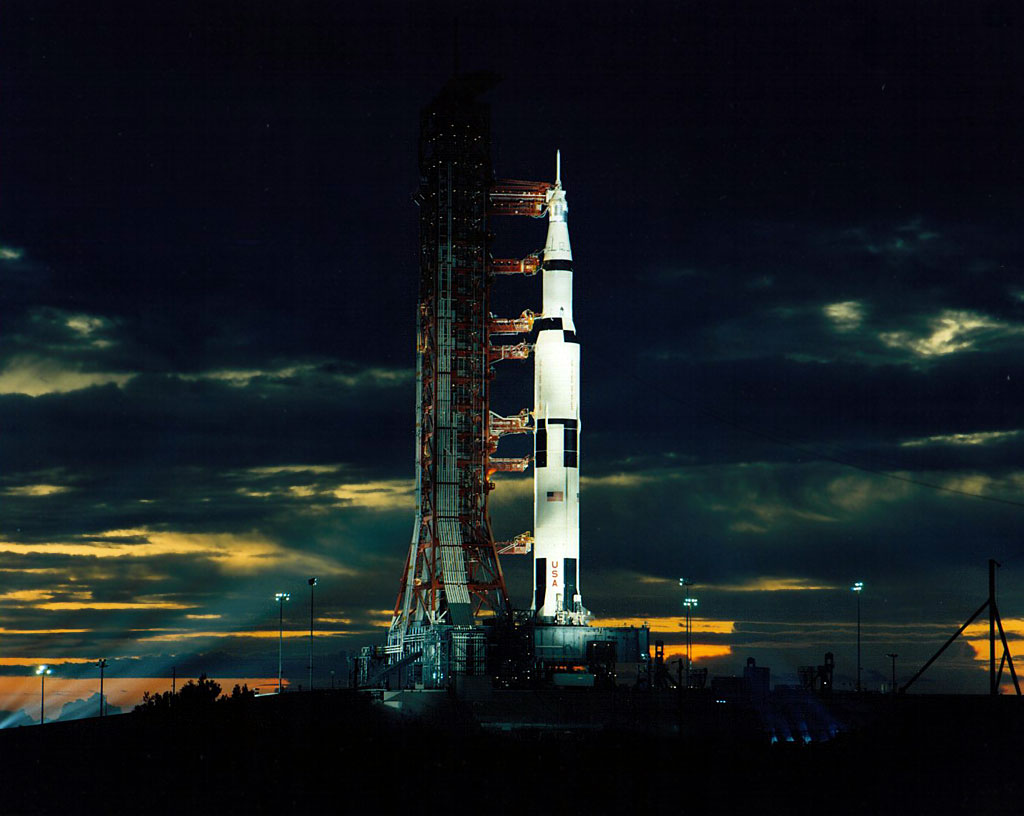 Raketa Saturn s lodí Apollo 17