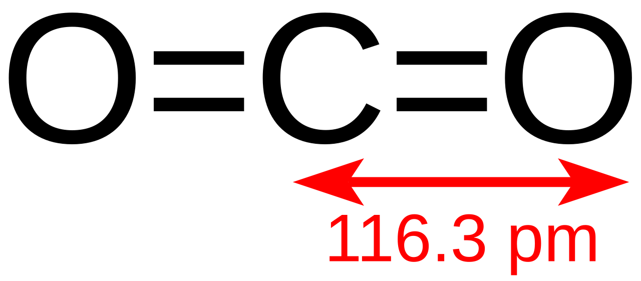 struktura CO2