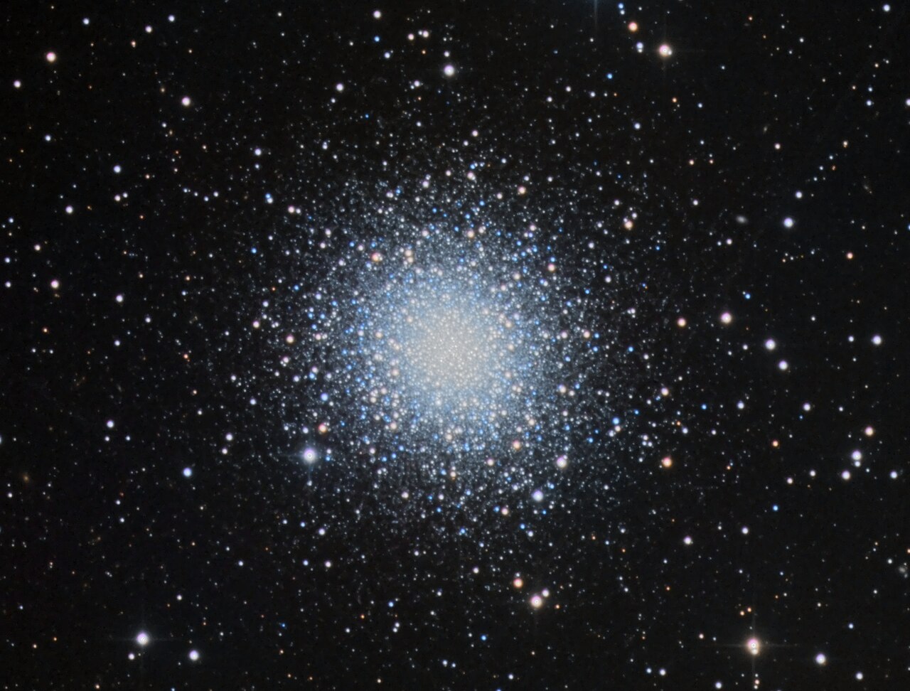 Messier 2 na amatérském snímku