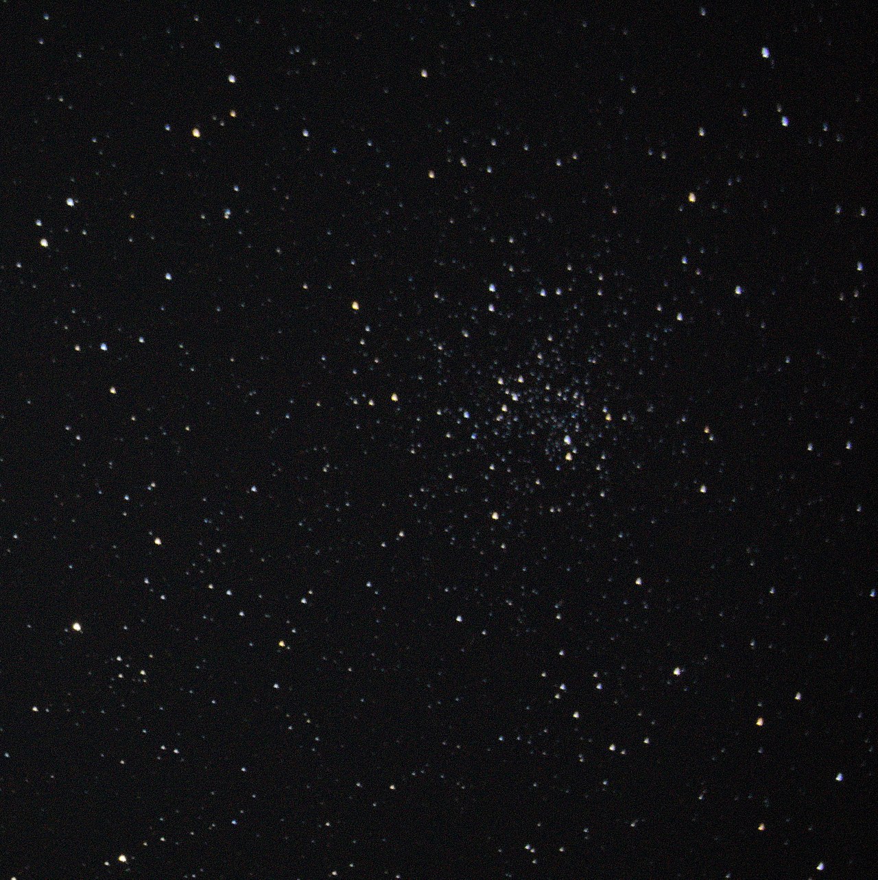 NGC 2506 na amatérském snímku